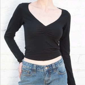 NAVY BLUE BRAND MELVILLE TOP